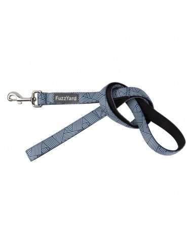 FuzzYard Thornbury Aegean Blue neoprene dog lead (size L)