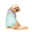 FuzzYard Ormond reversible dog raincoat in purple and blue