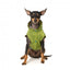 FuzzYard Ormond reversible dog raincoat in olive and pink