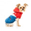 FuzzYard The Seattle dog raincoat in red and blue