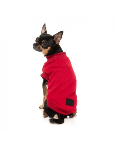 FuzzYard Allday 25 Cotton Dog Jumper in Red