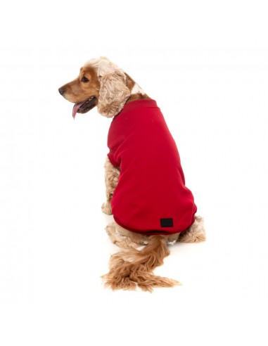 FuzzYard Allday 25 Cotton Dog Jumper in Red