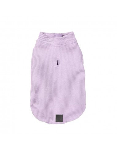 FuzzYard Cambridge Half-Zip Dog Jumper in Lilac
