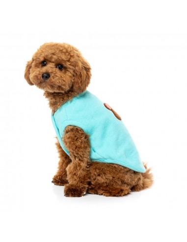 FuzzYard FuzzBear Knitted Dog Jumper, Aqua