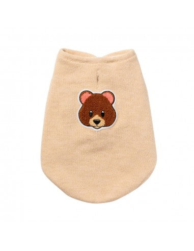 FuzzYard FuzzBear Knitted Dog Jumper, Beige