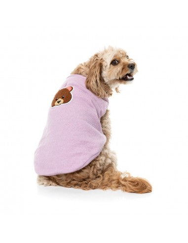 FuzzYard FuzzBear Knitted Dog Jumper, Lilac