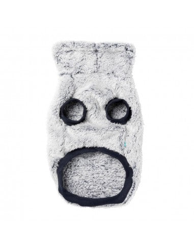 FuzzYard Frosted Teddy Plush Dog Jumper in Navy