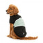 FuzzYard Track dog hoodie, black and sage (size 1)
