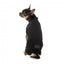 Embroidered dog jumper FuzzYard Smiley in black