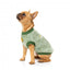 FuzzYard Smiley Tie-rus dog hoodie, green (size 1)