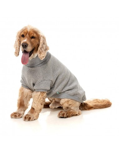 Roll-neck dog jumper FuzzYard Stevie 25 in grey