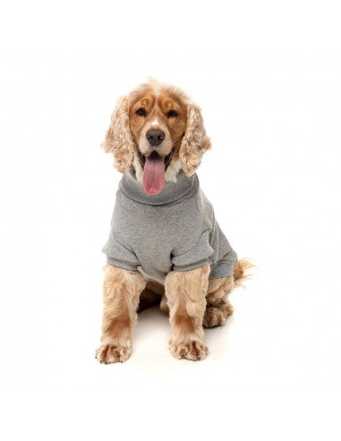 Roll-neck dog jumper FuzzYard Stevie 25 in grey