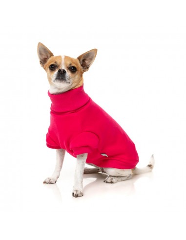 FuzzYard Stevie 25 Turtleneck Dog Jumper, Magenta