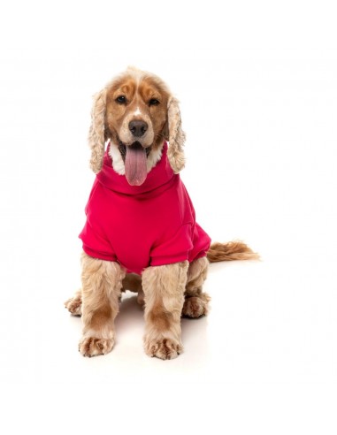 FuzzYard Stevie 25 Turtleneck Dog Jumper, Magenta
