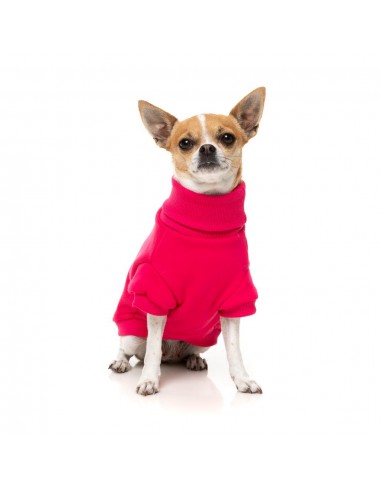 FuzzYard Stevie 25 Turtleneck Dog Jumper, Magenta