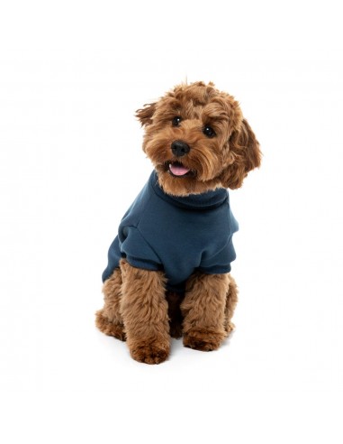 Roll-neck dog jumper FuzzYard Stevie in navy