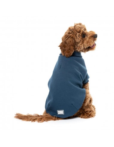 Roll-neck dog jumper FuzzYard Stevie in navy