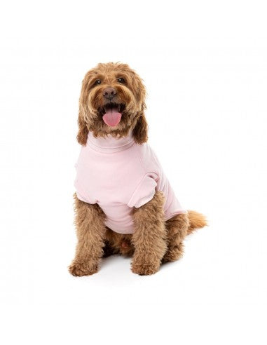Roll-neck dog jumper FuzzYard Stevie in pink