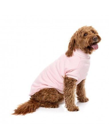 Roll-neck dog jumper FuzzYard Stevie in pink