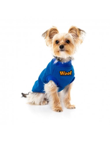 FuzzYard The Woof Cotton Dog Jumper, Blue