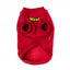 FuzzYard The Woof dog jumper, red cotton (size 1)