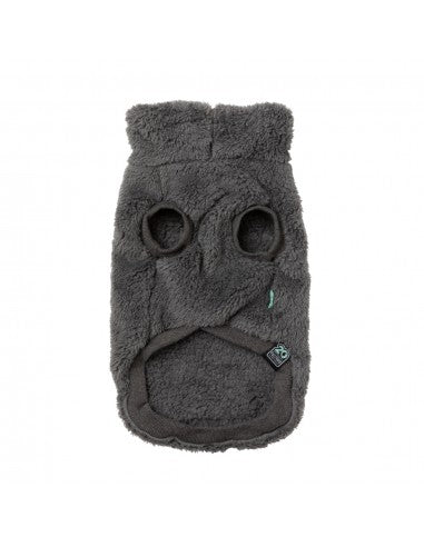FuzzYard Turtle Teddy Dog Jumper, Charcoal