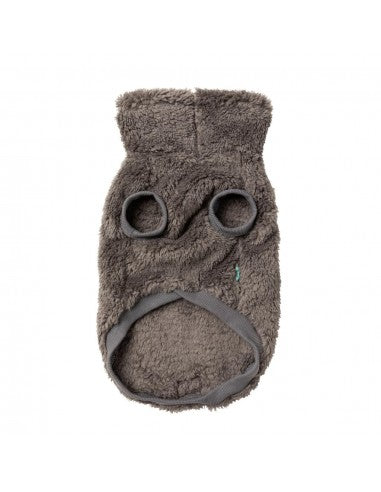 FuzzYard Turtle Teddy Dog Jumper, Gunmetal Grey