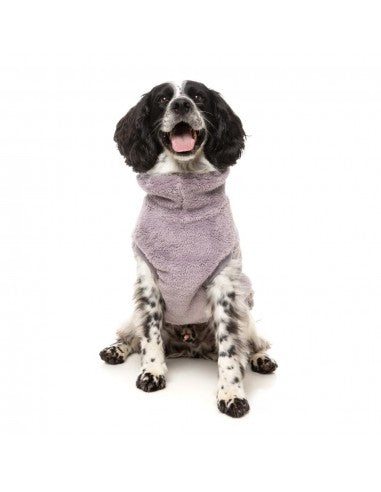 FuzzYard Turtle Teddy Dog Jumper, Lavender