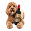 FuzzYard Mutt Merlot wine bottle plush dog toy with squeaker