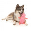 FuzzYard Flutter pink bed bug plush dog toy with squeaker