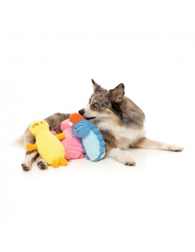 FuzzYard Flutter pink bed bug plush dog toy with squeaker