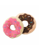 FuzzYard doughnut plush dog toys, pack of 2