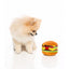FuzzYard Burger Squeaky Plush Dog Toy