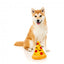 Squeaky plush dog toy FuzzYard Pizza Slice