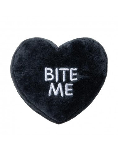 Halloween plush dog toy FuzzYard Spooky Candy Hearts, pack of 3