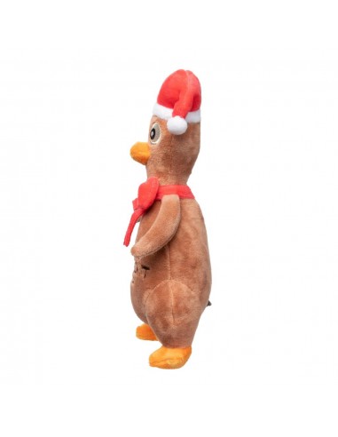 FuzzYard Chicken It Twice Chook Christmas plush dog toy