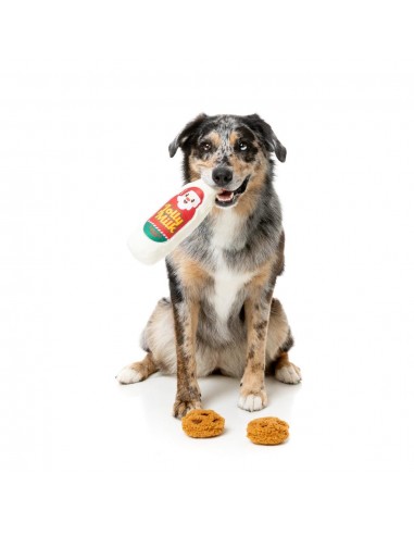 FuzzYard Jolly Milk & Cookies Christmas Dog Toys, Pack of 3
