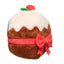 Christmas plush dog toy FuzzYard Merry Puddin, Christmas pudding design