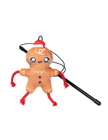 Christmas cat wand toy FuzzYard Doughminic