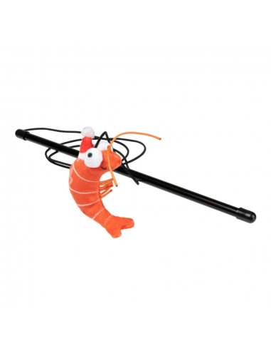 Christmas Cat Wand Toy FuzzYard Shrimpmas