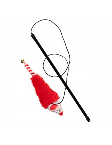 Christmas Cat Wand Toy FuzzYard So Long Santa