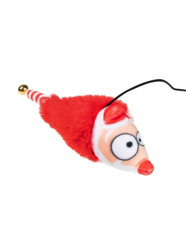 Christmas Cat Wand Toy FuzzYard So Long Santa