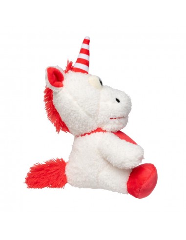 Christmas plush dog toy FuzzYard Peppermint Electra