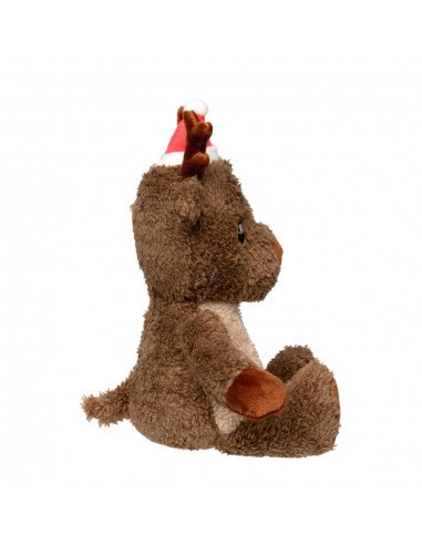 Christmas plush dog toy FuzzYard Ralph the Reindeer