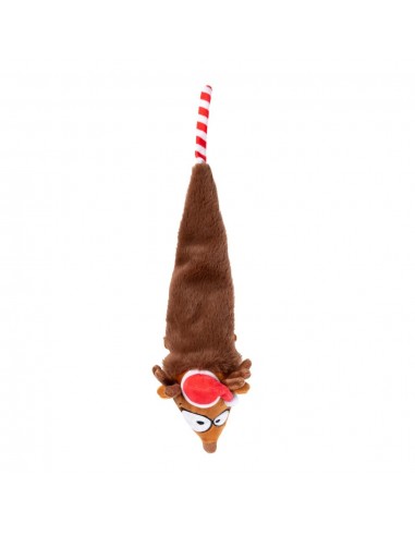 Christmas plush dog toy FuzzYard Run Away Reindeer