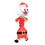 Christmas plush dog toy FuzzYard Saint Neckolas, Santa design