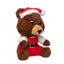 Christmas plush dog toy FuzzYard Santa Fuzz Bear