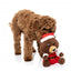 Christmas plush dog toy FuzzYard Santa Fuzz Bear