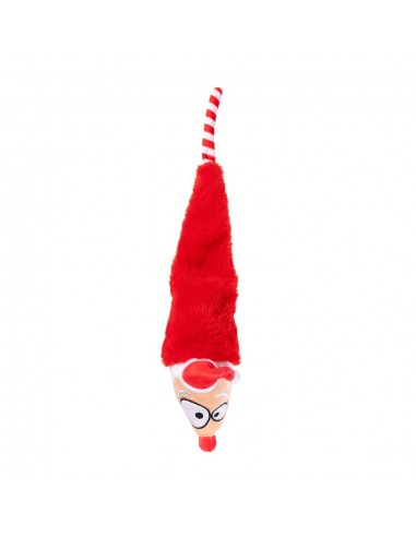 Christmas plush dog toy FuzzYard So Long Santa