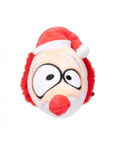Christmas plush dog toy FuzzYard So Long Santa